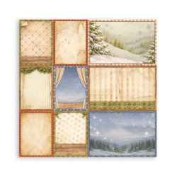 Stamperia Silent Night SINGLE FACE Paper Pack 20x20cm