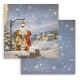 Stamperia Silent Night Paper Pack 30x30cm