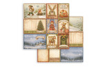 Stamperia Silent Night Paper Sheets Mixed Cards 30x30cm