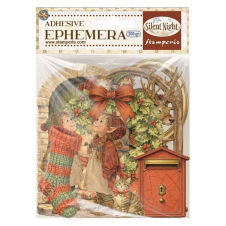 Stamperia Silent Night Ephemera 36pz