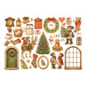 Stamperia Silent Night Ephemera 36pz
