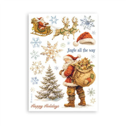 Stamperia Silent Night A5 Washi Pad 8pz