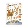 Stamperia Silent Night A5 Washi Pad 8pz