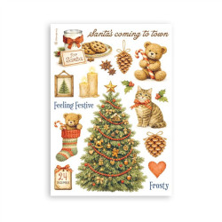 Stamperia Silent Night A5 Washi Pad 8pz