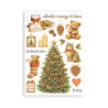 Stamperia Silent Night A5 Washi Pad 8pz