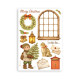 Stamperia Silent Night A5 Washi Pad 8pz