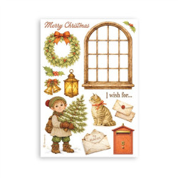 Stamperia Silent Night A5 Washi Pad 8pz