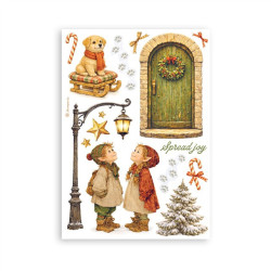 Stamperia Silent Night A5 Washi Pad 8pz