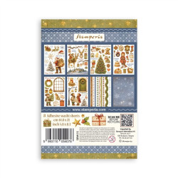 Stamperia Silent Night A5 Washi Pad 8pz