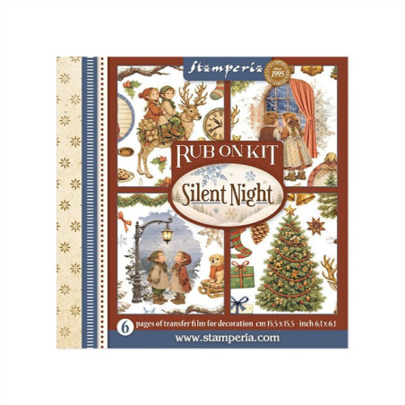 Stamperia Silent Night Rub-On Assortment