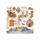 Stamperia Silent Night Rub-On Assortment