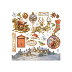 Stamperia Silent Night Rub-On Assortment