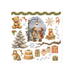 Stamperia Silent Night Rub-On Assortment