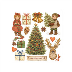 Stamperia Silent Night Rub-On Assortment