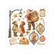 Stamperia Silent Night Rub-On Assortment