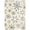 Stamperia Silent Night A6 Rice Paper Backgrounds Selection 8fogli