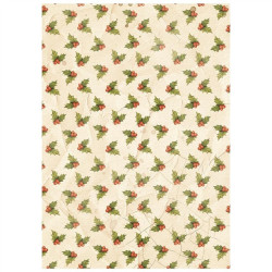 Stamperia Silent Night A6 Rice Paper Backgrounds Selection 8fogli