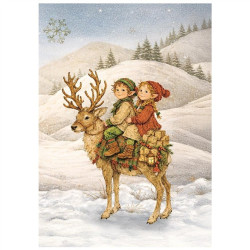 Stamperia Silent Night A6 Mini Rice Paper Selection 8fogli