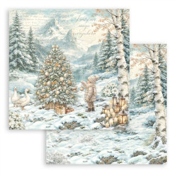 Stamperia White Christmas Paper Pack 20x20cm