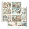 Stamperia White Christmas Paper Pack 20x20cm