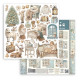 Stamperia White Christmas Paper Pack 20x20cm