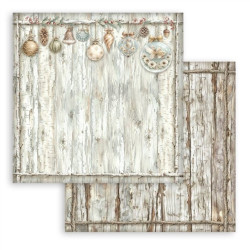 Stamperia White Christmas MAXI Backgrounds Paper Pack 20x20cm