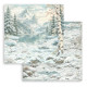 Stamperia White Christmas MAXI Backgrounds Paper Pack 20x20cm