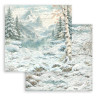 Stamperia White Christmas MAXI Backgrounds Paper Pack 20x20cm