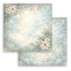 Stamperia White Christmas MAXI Backgrounds Paper Pack 20x20cm