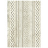 Stamperia White Christmas A6 Rice Paper Backgrounds Selection 8fogli