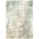Stamperia White Christmas A6 Rice Paper Backgrounds Selection 8fogli