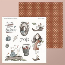El Altillo de los Duendes Las hadas del corazón y las estaciones Paper Pad 20x20cm