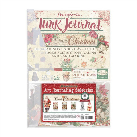 KIT Stamperia Classic Christmas Art Journaling Selection by Vicky Papaioannou