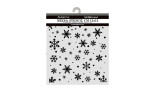 Stamperia Thick Stencil Christmas Snowflakes Pattern