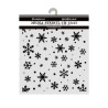 Stamperia Thick Stencil Christmas Snowflakes Pattern
