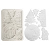 Stamperia Silicon Mould A5 Christmas Winter Landscape