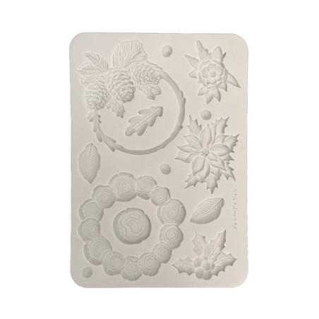 Stamperia Silicon Mould A5 Christmas Winter Landscape