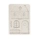 Stamperia Silicon Mould A5 Christmas Cottage