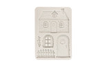 Stamperia Silicon Mould A5 Christmas Cottage