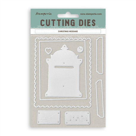 Stamperia Christmas Message A6 Cutting Dies