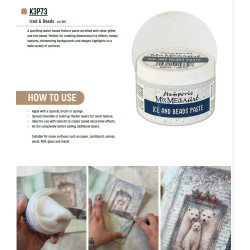 Stamperia Mixed Media Art Ice and Beads Paste 150ml