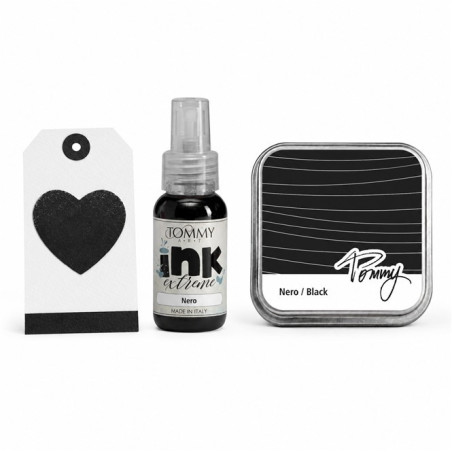 TOMMY Set Tampone Inchiostro  e Ink Extreme - NERO