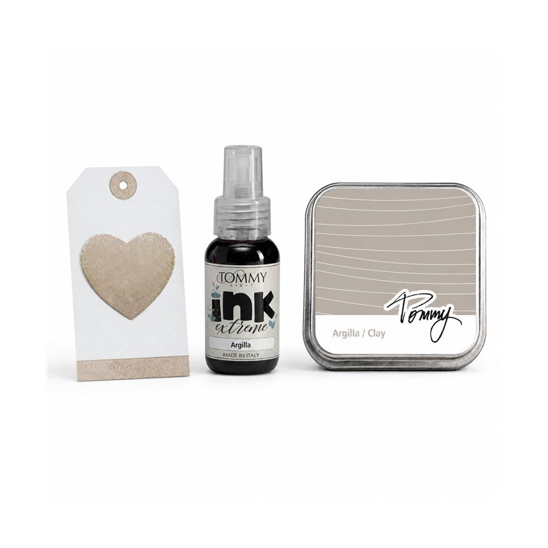 TOMMY Set Tampone Inchiostro  e Ink Extreme - ARGILLA