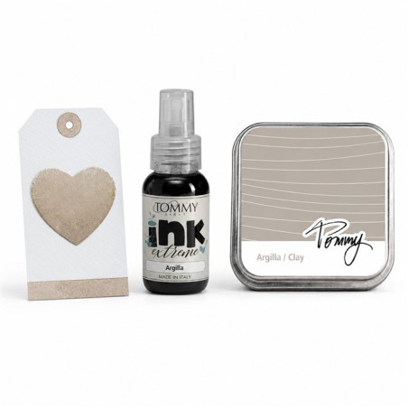 TOMMY Set Tampone Inchiostro  e Ink Extreme - ARGILLA