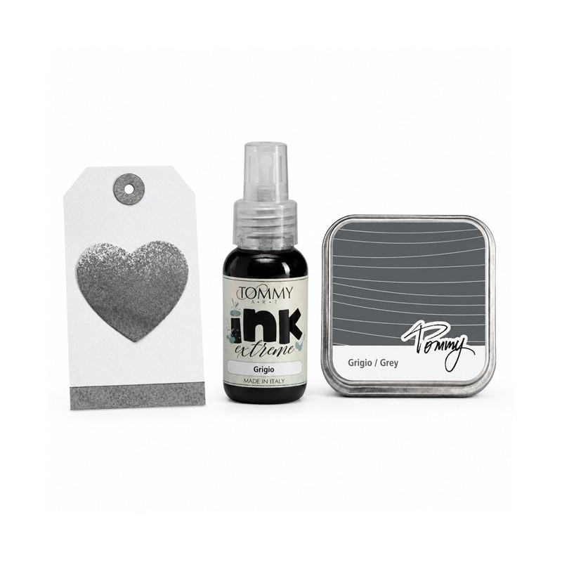 TOMMY Set Tampone Inchiostro  e Ink Extreme - GRIGIO