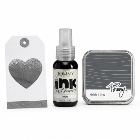 TOMMY Set Tampone Inchiostro  e Ink Extreme - GRIGIO