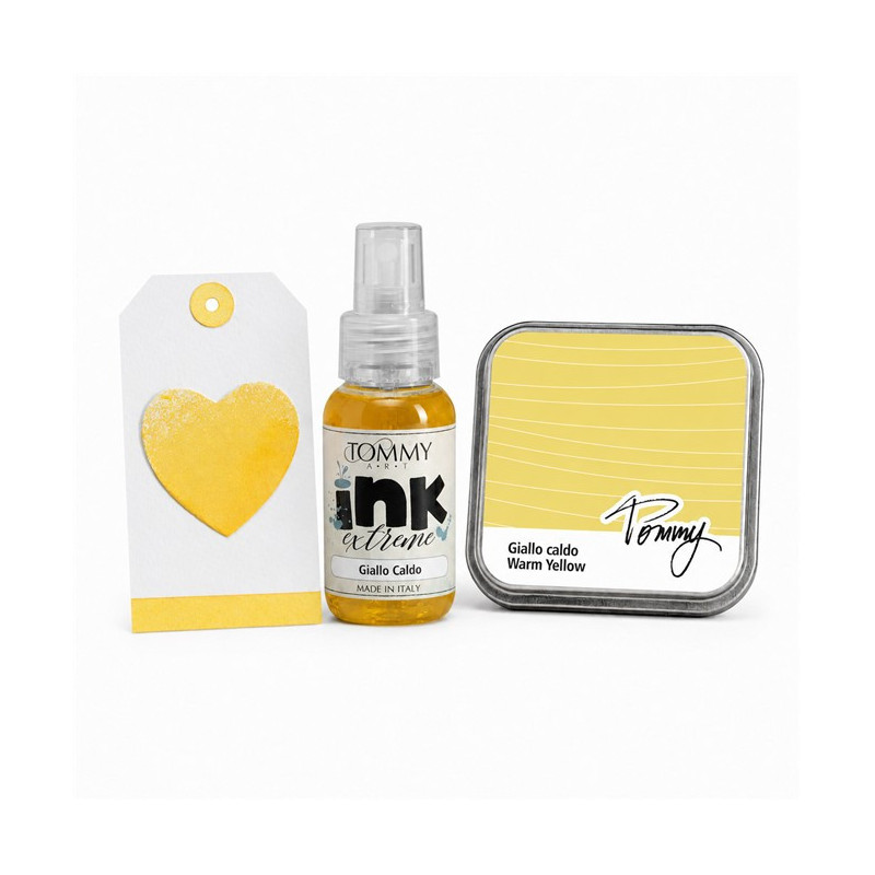 TOMMY Set Tampone Inchiostro  e Ink Extreme - GIALLO CALDO