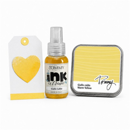 TOMMY Set Tampone Inchiostro  e Ink Extreme - GIALLO CALDO