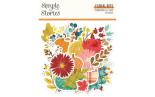 Simple Stories Pumpkins & Plaid Floral Bits & Pieces 69pz
