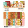Simple Stories Pumpkins & Plaid Paper Pad 15x20cm
